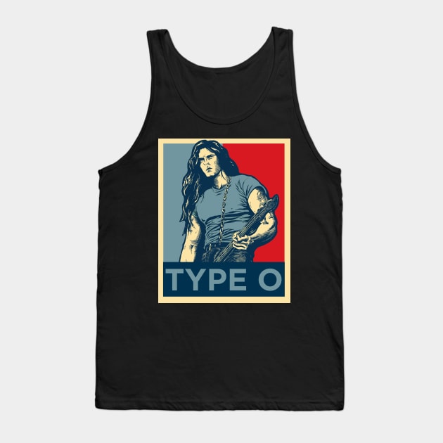 Type O Hope Negative Tank Top by JonathanGrimmArt